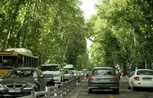وقتی خیابان ولیعصر سنگفرش بود، سال 1315 + عکس