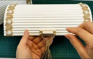 با کاغذ باطله این صندوقچه زیبا رو خیلی ساده درست کن + ویدئو