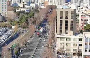 دو عکس از خیابان ولی عصر (عج) تهران: سال 1329 و اکنون
