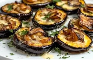 طرز تهیه یک غذای جدید با بادمجان، قارچ و پنیر به روش ایتالیایی ها + ویدئو