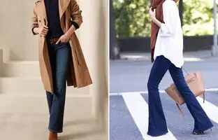 مانتوی مناسب برای شلوار بوت کات؛ رمز استایل شیک و راحت