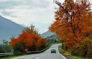  جاهای دیدنی آمل؛ برگریزان خزان در دشت‌ها، آبشارها و جنگل‌ها