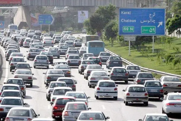  چشم اندازی از اتوبان «تهران-کرج» در دهه 50 + تصویر