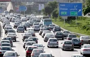  چشم اندازی از اتوبان «تهران-کرج» در دهه 50 + تصویر