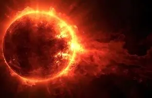  ویدیویی حیرت‌انگیز از طوفان خورشیدی + ویدئو
