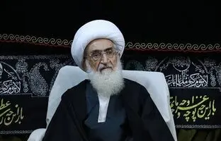 
آیت الله نوری همدانی به سوگ نشست
