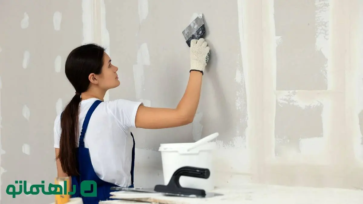 راهنمای سریع بتونه‌کاری : خداحافظی با سوراخ‌ها و ترک‌های دیوار!