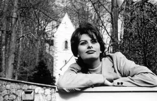 دیدار سوفیا لورن و چارلی چاپلین در سال ۴۴