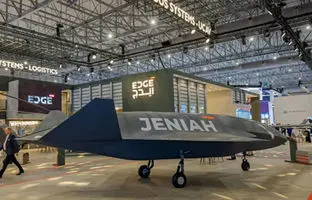 رونمایی امارات متحده عربی از هواپیمای بدون سرنشین خود با نام «جنیه» + ویدئو