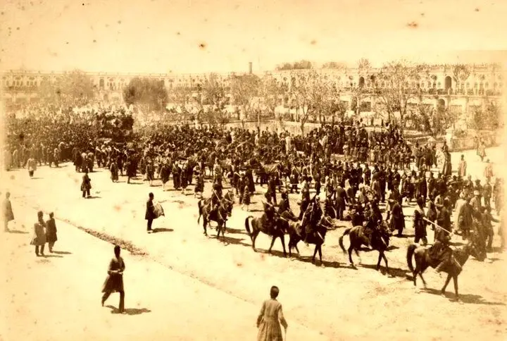 تشییع‌جنازه ناصرالدین‌شاه قاجار + تصویر