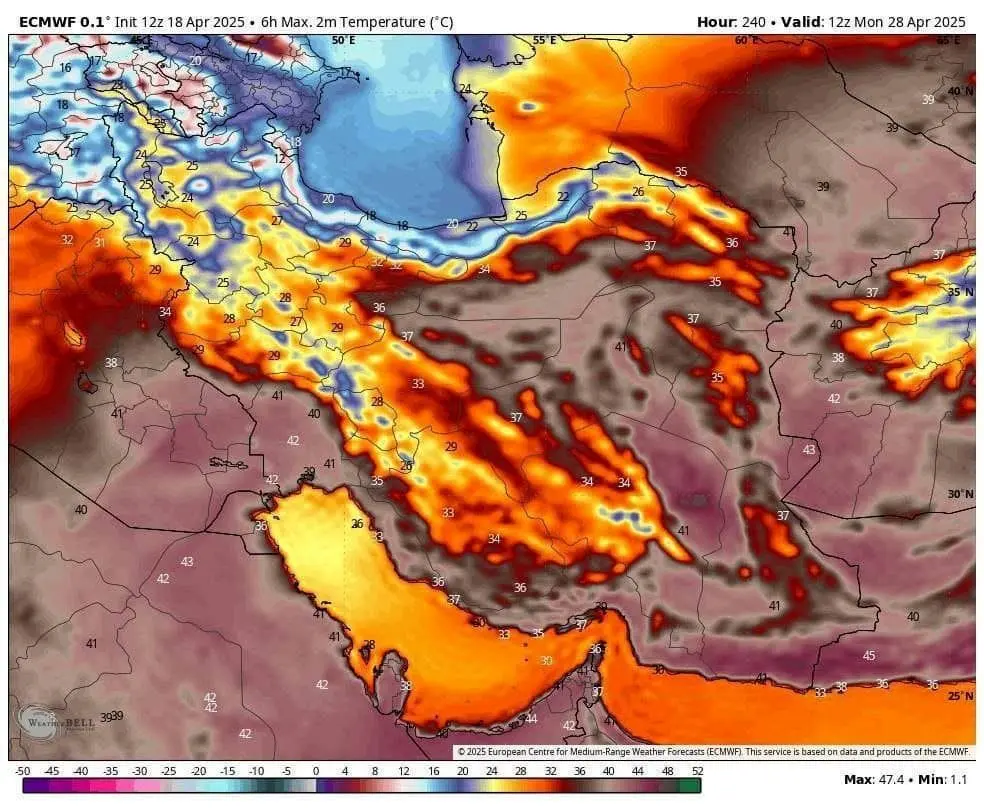 گردوخاک به تهران می‌آید؛ گرما در راه است