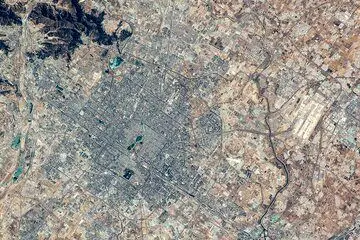 جزئیات عجیب پایتخت چین از فضا