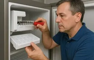 علت یخ نساختن یخچال ساید چیست؟ ۱۱ دلیل کار نکردن یخساز ساید بای ساید