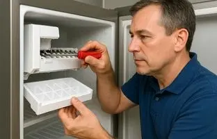 علت یخ نساختن یخچال ساید چیست؟ ۱۱ دلیل کار نکردن یخساز ساید بای ساید