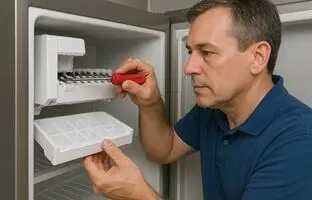 علت یخ نساختن یخچال ساید چیست؟ ۱۱ دلیل کار نکردن یخساز ساید بای ساید