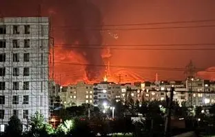  توضیحات رسمی درباره میزان خسارت انبار نفت شهران + ویدئو