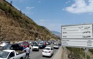 برای سفر به شمال از این جاده تردد نکنید
