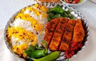 یک طعم ماندگار؛ طرز تهیه کباب تابه‌ای مرغ با سس زرشک به روشی ساده