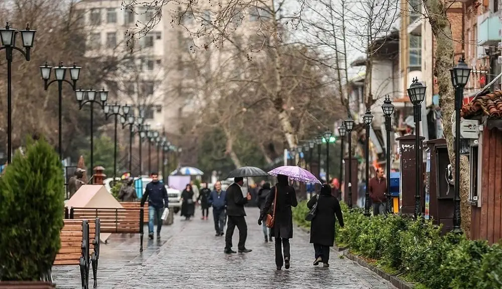 ورود سامانه هوای سرد و بارشی به گیلان