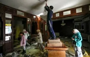 کاخ ریاست جمهوری سوریه پس از فرار بشار اسد + تصاویر