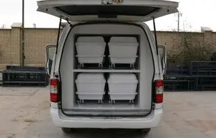 طرح ترسناک روی خودروی حمل جنازه در تهران + تصویر