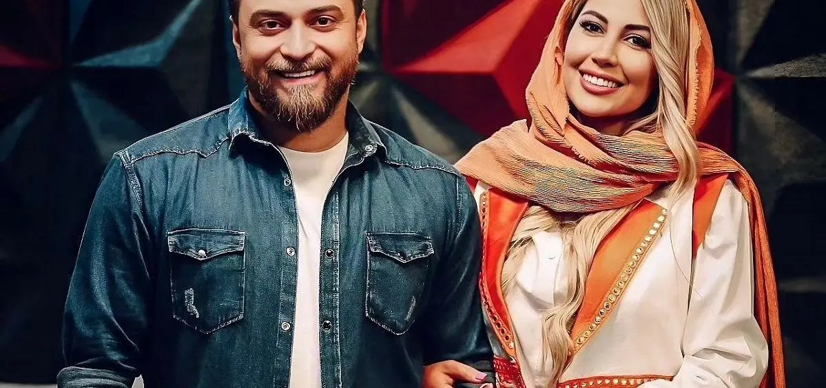 تیپ و استایل دیدنی «بابک جهانبخش و همسرش» در یک مراسم رسمی + عکس