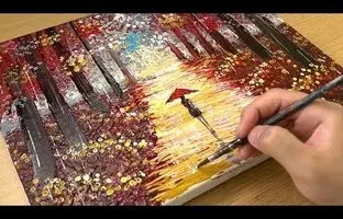 ویدئو: آموزش نقاشی؛ دختر تنها در یک جنگل پاییزی!