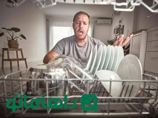 چرا ماشین ظرفشویی ظرف‌ها را خشک نمی‌کند + راه‌حل رفع آن