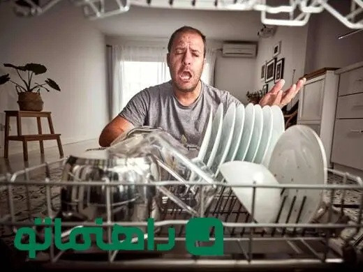 چرا ماشین ظرفشویی ظرف‌ها را خشک نمی‌کند + راه‌حل رفع آن
