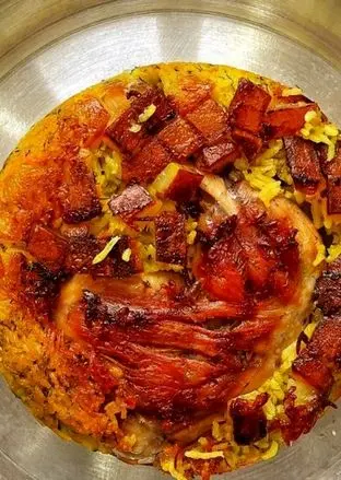 طرز تهیه باسترما پلو؛ مرغ و پلوی ترکیه‌ای خوشمزه و خاص