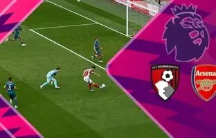 خلاصه بازی آرسنال 1 - بورنموث 2 + ویدئو