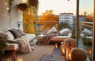 3 پیشنهاد هوش مصنوعی؛ بالکن‌تان را به بهشت پاییزی تبدیل کنید