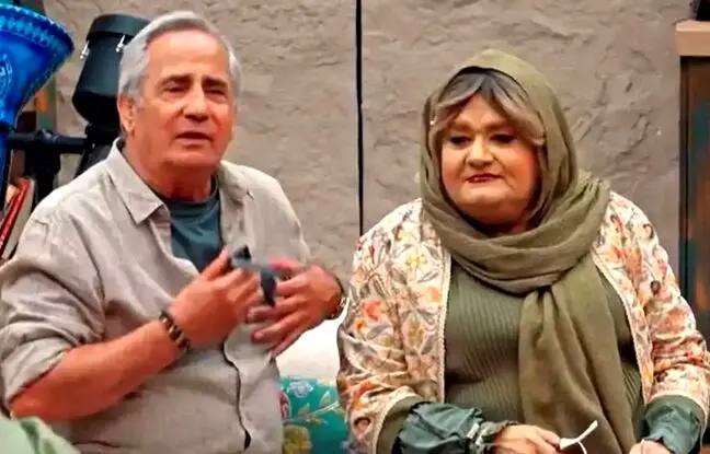 این‌بار همسر واقعیِ اکبر عبدی به «جوکر» آمد! + ویدئو