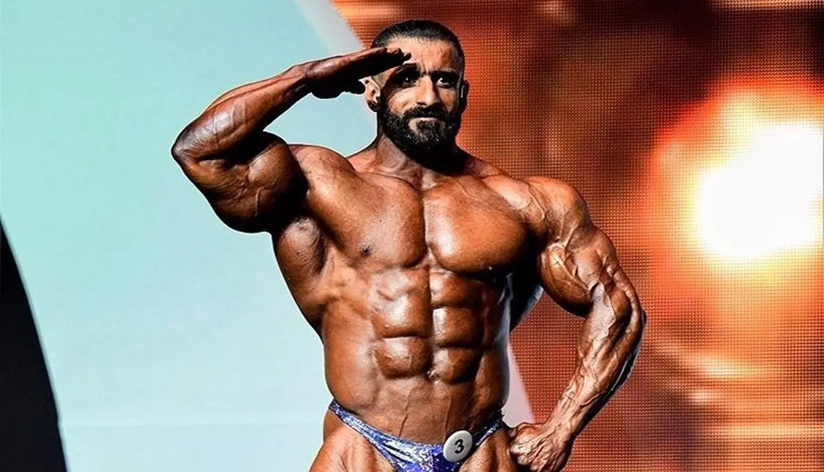 (ویدئو) رسیدن هادی چوپان با تیپ خاص به آمریکا برای مسابقات مستر المپیا 