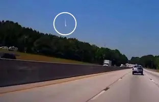  گوی آتشین در آسمان آمریکا خبرساز شد + ویدئو