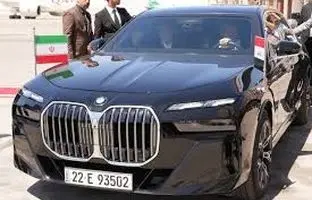 (ویدئو) پزشکیان سوار بر BMW آخرین مدل