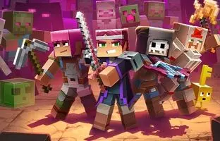 تصاویر بیشتری از دنباله احتمالی Minecraft Dungeons فاش شد