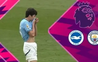 خلاصه بازی منچسترسیتی 2 - برایتون 2 + ویدئو