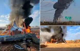 سقوط مرگبار هواپیمای مسافربری در کره‌جنوبی؛ دستکم ۸۵ نفر کشته شدند + ویدئو
