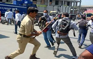  تصاویر منتشر شده از درگیری پلیس هند با عزاداران حسینی + ویدئو