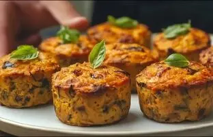  طرز تهیه مافین بادمجان؛ یک غذای مدیترانه ای جدید و خوشمزه + ویدئو