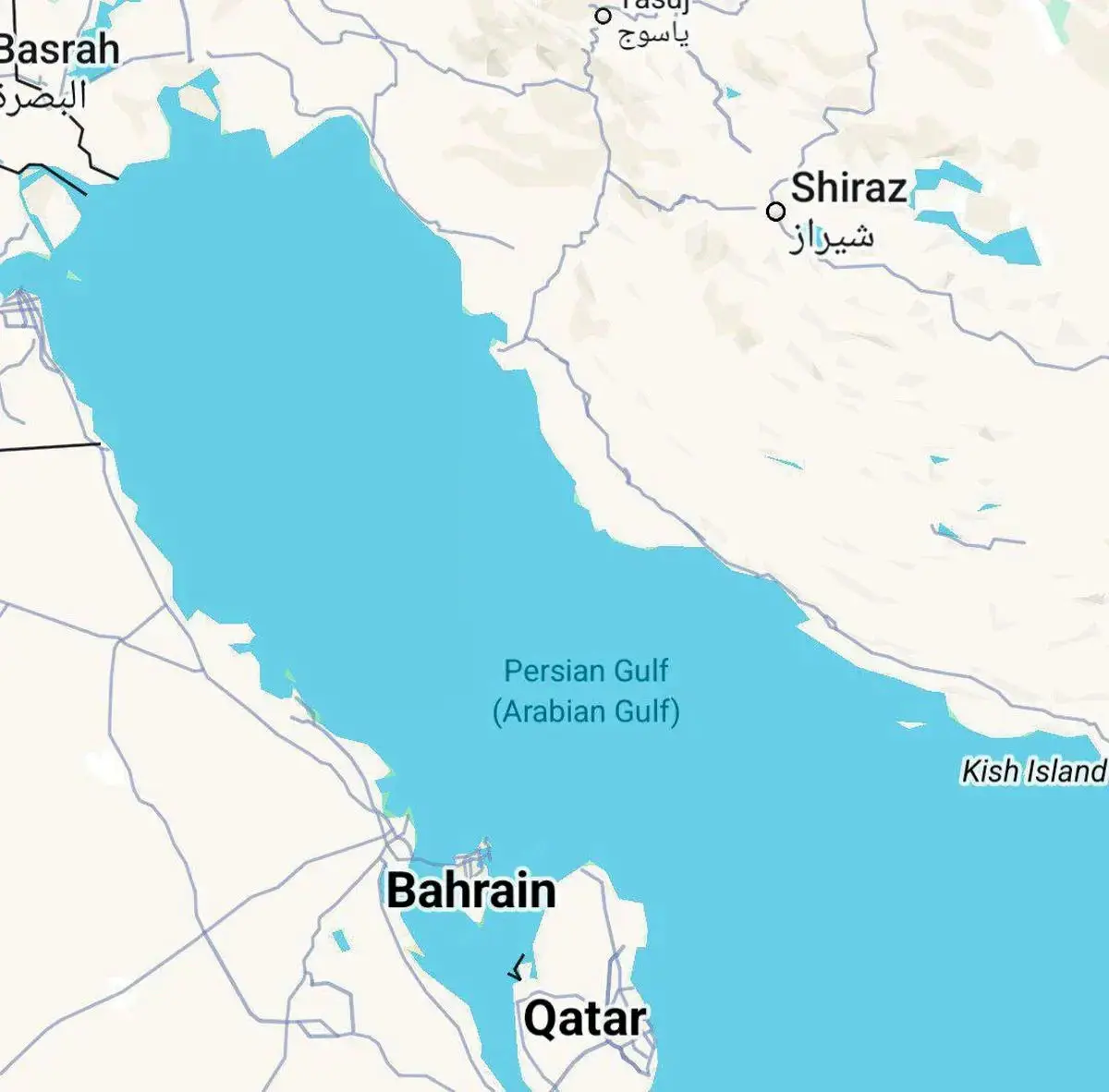  گوگل نام «خلیج فارس» را در نقشه‌های خود به «خلیج عربی» تغییر داد 