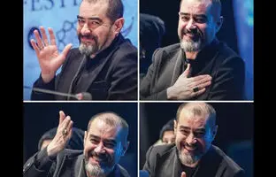 شهاب حسینی به همراه همسرش در جشنواره فجر 