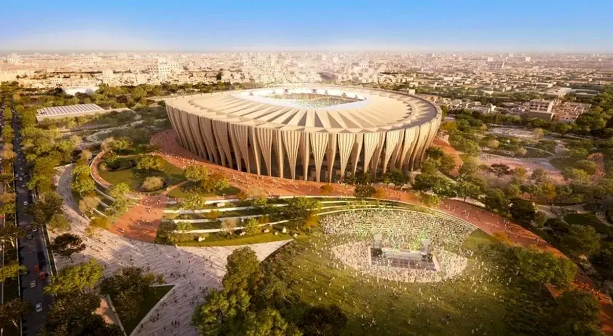 ورزشگاه رویایی عربستان برای جام جهانی ۲۰۳۴ + تصاویر