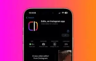 اینستاگرام اپ ویرایش ویدیو Edits را منتشر کرد؛ رقیب جدید CapCut
