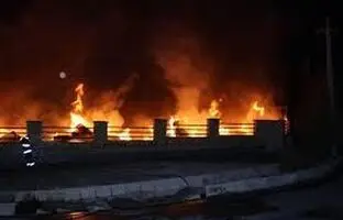 
انفجار مرگبار مخزن کارخانه روغن‌کشی در منجیل
