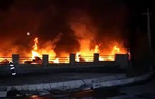 
انفجار مرگبار مخزن کارخانه روغن‌کشی در منجیل
