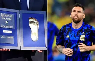 پای لیونل مسی هنوز طلایی نیست!