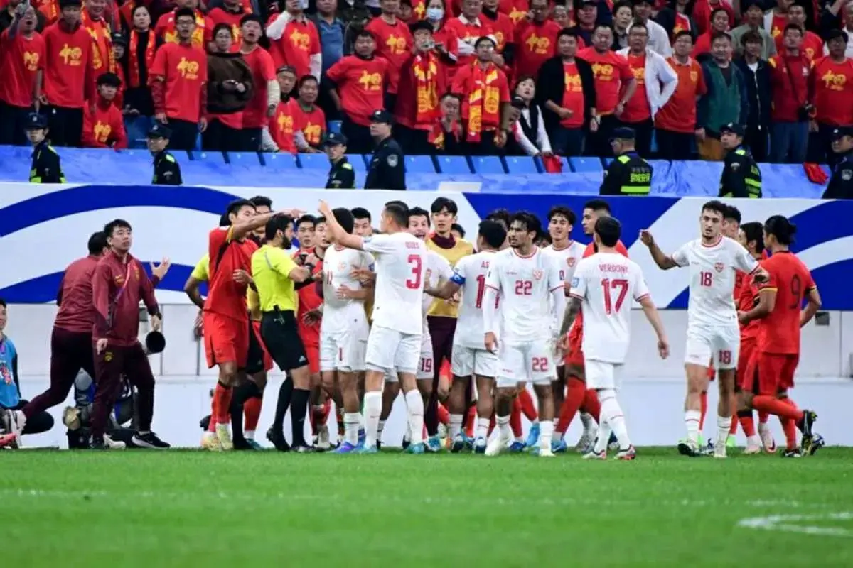 تیم ملی چین را کتک زدند!