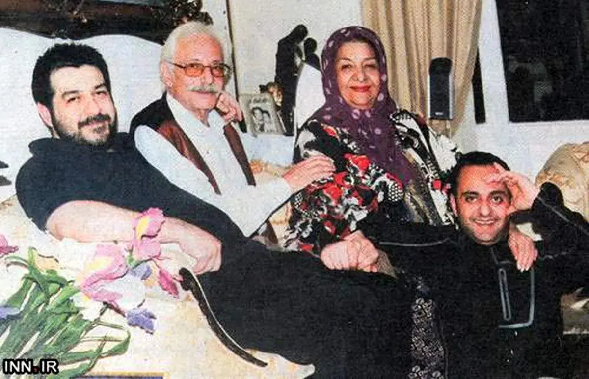 تصویری از مراسم ازدواج جمشید مشایخی و همسرش گیتی رئوفی 